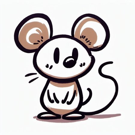 pixar mouse<lora:[XL]Pixar_animal(1):1>