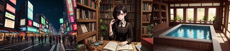 highly insanely detailed, masterpiece, top quality, best quality, highres, 4k, 8k, RAW photo, (very aesthetic, beautiful and aesthetic), 
__lazy-wildcards/subject/style-elem/code_style/prompts__, 
<lora:CodeStyle (half generic class)_564920:0>, 
(1girl:1.3), 1other, 
__lazy-wildcards/dataset/background__,âââ