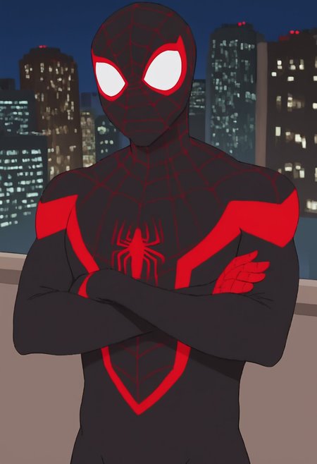 Miles Morales "2017" Spider-Man (Marvel's Spider-Man Animated Series) [Illustrious/Pony]
