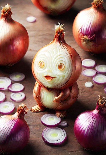 onionstyle free self-expression regarding onion can cry