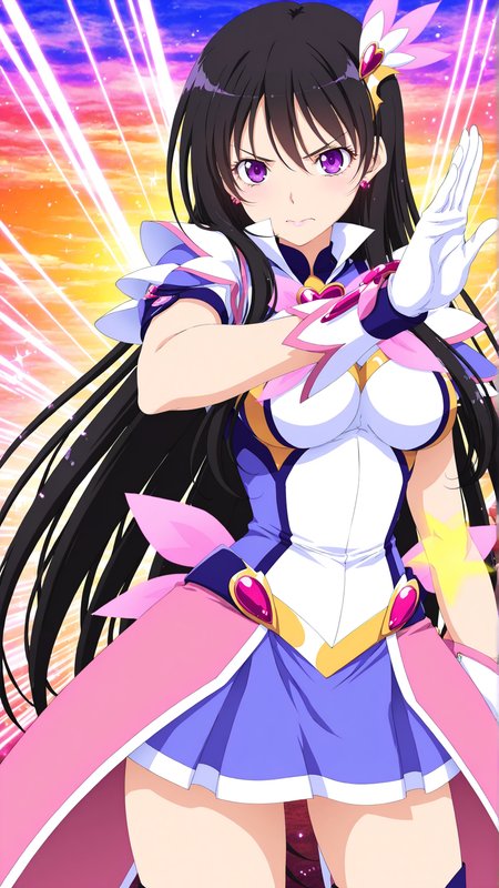 masterpiece, best quality, anime coloring,
1girl,solo
 <lora:Exceed-Aillis_lL_v01:1> exceed-aillis, magical girl,