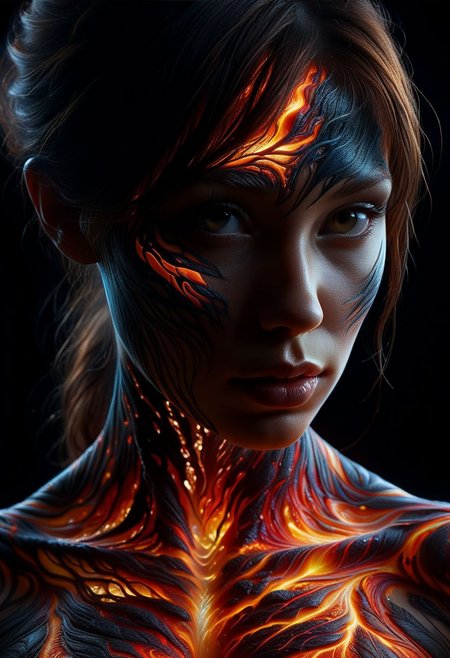 Close-up face, mysterious silhouette of a woman ral-lava clothing, backlit, alluring goddess, by Minjae Lee, Carne Griffiths, Emily Kell, Steve McCurry, Geoffroy Thoorens, Aaron Horkey, Jordan Grimmer, Greg Rutkowski, amazing depth, double exposure, surreal, geometric patterns, intricately detailed, bokeh,  perfect balanced, deep fine borders, artistic photorealism , smooth,  great masterwork by Suiras  <lora:add-detail-xl:2>  <lora:Double_Exposure:0.5>