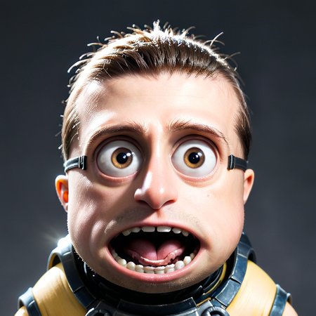 The Minion <lora:face_xl_v0_1:1.2>, solo