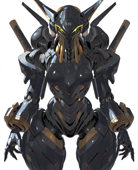 <lora:yuyu:1> yuyu,
(masterpiece), (best quality), (ultra-detailed), amazing quality, very aesthetic, illustration, perfect composition, intricate details, absurdres, incredibly absurdres, shiny skin, realistic,
 yuyu, robot, mecha, no humans, solo, white background, science fiction, open hands, glowing, simple background, general