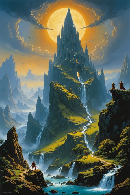 unearthly mythological by  John Howe  <lora:more_art:0.40><lora:faetastic:0.15><lora:midjourney:0.15>