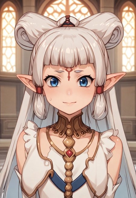 score_9, score_8_up, score_7_up, score_6_up, score_5_up, score_4_up, source_anime, 4K, (8K), best quality, (beautiful), (dynamic lighting), (super detailed skin), sharp focus, (1_girl, solo focus), masterpiece ,absurdres ,detailed face ,beautiful face , paya, elf ears, pointy ears, , high ponytail, 
blush,bride, wedding dress, bridal veil, white dress, tiara, pearl necklace, indoors, church, sunlight, light rays, (light particles), elbow gloves, white gloves, garter straps, white thighhighs, gothic architecture, pillar, arch, smile, closed mouth, blush, sweatdrop, wedding ring, wedding,
 Real light and shadow, anime face, 4k, 8k, wallpaper,epic, detail texture colored inner hair,ear breathing)))),((blue_eyes:1.3))),intricate eyes,beautiful detailed eyes,symmetrical eyes,big eyes:1.5,(((lustrous skin:1.5,bright skin: 1.5,skin ,shiny skin,very shiny skin,shiny body,plastic glitter skin,exaggerated shiny skin,illuminated skin))),(detailed body,(detailed face)),(((intricate outfit,intricate clothes,embroidered outfit,ornate outfit,embroidered clothes,ornate clothes))), (dynamic pose:1.0) (centered,scale to fit dimensions,Rule of thirds), (ultra detailed,extremely detailed),(photorealistic artwork:1.37),(extremely detailed CG unity 8k wallpaper),(((vibrant colors,vibrant theme))),(intricate),, embedding:OverallDetail, embedding:civit_nsfw, 1girl, perfectly flat chest, tiny perky tits