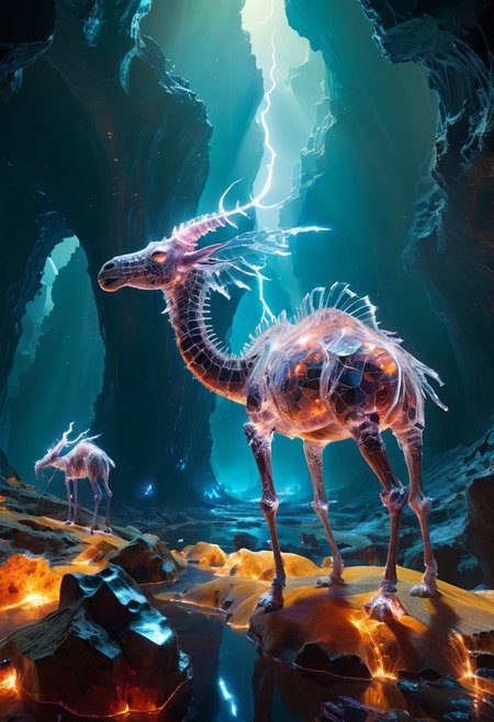 white desert oasis, salty earth, hyper detailed,  rusty, striking, animalistic, bite-sized, by Floris van Schooten  and by richard avedon, famous artwork inspired by (beeple:1.3) and (cliff nielsen:1.4), crystalline, fractal art, fantasy style, this peculiar life form, the "inquisitive plerkblortz" hides in the gnarling dense crystal jungles of the puffalorpled exoplanet "gazorpazorp secundus", covered in a metallic exoskeleton it ambushes its prey with (long crystalline appendages:1.4), dark, shadows, black, shadow hues, highly artistic, highly painterly, harmonic colors, expressive, ultimate aesthetic level, visible brushstrokes, masterclass artistry, vibrant energy, apocalyptic mood, atmospheric haze and dense fog, strong winds,  highly aesthetic, otherworldly, limited palette,  faded colors, washed out colors, extremely dark, extremely low key lighting, dark shadows, perfect composition, full panoramic shot translucent, transparent, glowneon, glowing, sparks, lightning