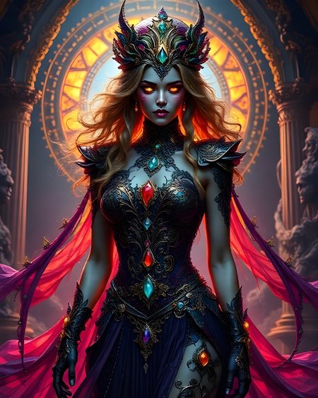 Elegance of the Underworld: Radiance of the Woven Hours