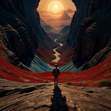 OverallDetail, rim light, gl0ssy_vray_8k, Extremely intricate, epic background, gigantic, masterpiece, 8k resolution, otherworldy technology, amazing, many, legs, different angles,  top-down view, below view, back ground portal, blue red gold insect