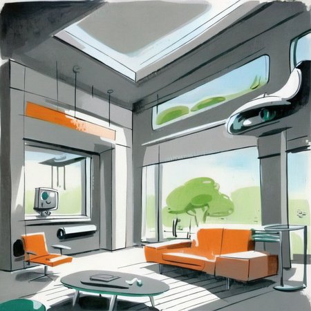 drawix23 futuristic house,  very detailed<lora:drawix23:1>