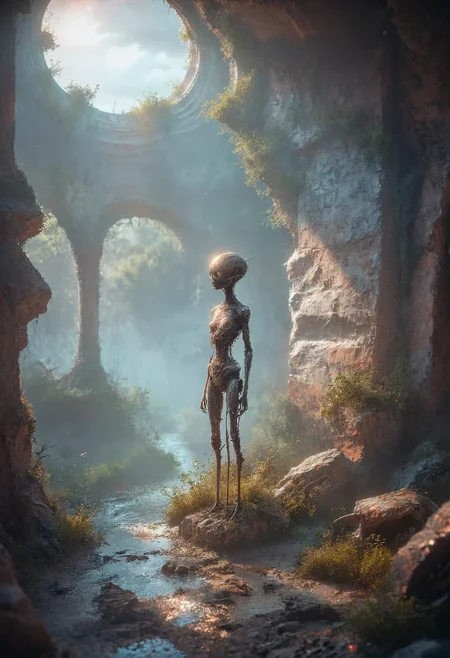 score_8_up, highres, 8k, detailed skin, high detail, <lora:SimplePositive_XL_v1_AutoRunMech:4>,  <lora:add-detail-xl:1>, <lora:xl_more_art-full_v1:0.45>,, <lora:hand 5.5:1>,  <lora:zy_Realism_Enhancer_v1:1>,
depth of field, dynamic lighting, <lora:skin_4:0.3>,
<lora:Dream Scenery XL:1> Dream Scenery, fever dream, surreal,abnormal, (humanoid), creative,  <lora:RMSDXL_Creative:4>