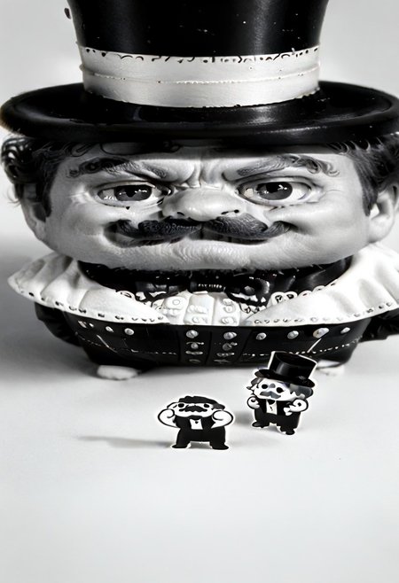 ((((((black and white,wideputinmeme))))),((small man with mustache, top hat, kenbis, chibi, chibi, male only, male, male chibi, monocle, art deco, thick mustache, comically large mustache, handlebar mustache, tiny, multiple men, shrunk, microxl, some little guys,  high angle, from above)), bwMovies, realistic, photo, vintage photo, ((very small man, small man, a small man, a man who is small, a small man)), an unapologetically small human male, black and white, smiling, very happy, euphoric, ecstatic, wonderful small men, large smile, huge smile