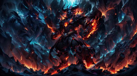 (masterpiece, best quality, fullscreen), [(full body:1.2)::0.5] portrait (photo of a Unmatched fire [magical being:creature:0.2]:1.4), <lora:EYES DemonicEyes:0.5>, (Nocturnal:1.0), (fire etheral aura Glanceable skin:1.5), (Fireballs), (Golem body shape:0.9), (Dog head:0.9), (Bull Horns:1.2), <lora:CLOTHES EFFECT edgIfritGowns:0.1> (edgIfrit_dress:1), <lora:MONSTER deamonXP_v1.1-000015:0.3>, <lora:EFFECT WorldofFire:0.4> worldoffire, red fire, blazing heat, dissipating vapours, flickering flames, inferno, <lora:BACKGROUND Fluorescent_Lava_Cave.safetensors:0.5>,(Silhouette Lighting), (Diamond White Firelight lighting:1.1), , (sexy:1.5), (look at the viewer:1), <lora:SLIDER muscle_slider_v1:-0.5>, <lora:SLIDER weight_slider_v2:0.5>, <lora:LIGHT ALL IN ONE LORA HD v1:0.6>, <lora:EFFECT Unleashed_V1.5_prunned:0.2>, <lora:QUALITY image enhancer high_v1:0.2>, <lora:QUALITY PotatEnhancer_V1_6:0.4>, , (Full body Shot, Shallow Focus Shot, Low Angle Shot:[1.2:0.5:0.1]), heavily detailed, , (asymmetric composition:1.6), (sharp focus), <lora:EFFECT Magic card fakemtg_label:1> fakemtg, <lora:BUILDING German_architecture_last:0.6>, (no humans), (embedding:VIEW_Style-GHL), xtremely detailed and beautiful,8k, character design, 35mm wide shot, 35mm f/1.8, Realistic details, cinematic, stunning realism, award winning photograph, masterpiece, oil painting, hyperrealism, wide angle shot, very very realistic, highly detailed, insanely detailed, complex, defined face, anatomy, crepuscular ray, deep space, Behance HD, trending on Artstation, Deviantart