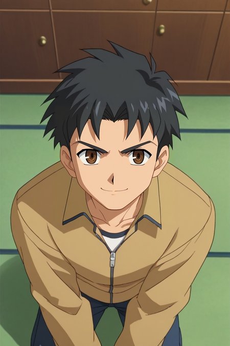 score_9, score_8_up, score_7_up, source_anime, anime screencap, rating_safe, , looking at viewer, , 1boy, ash ketchum, pokemon, black hair, brown eyes, solo, from above, niagara falls, indoors, kneeling, smile, <lora:fsn_style_pony:0.9>, fsn_style, , <lora:sdxl_lightning_8step_lora:1>