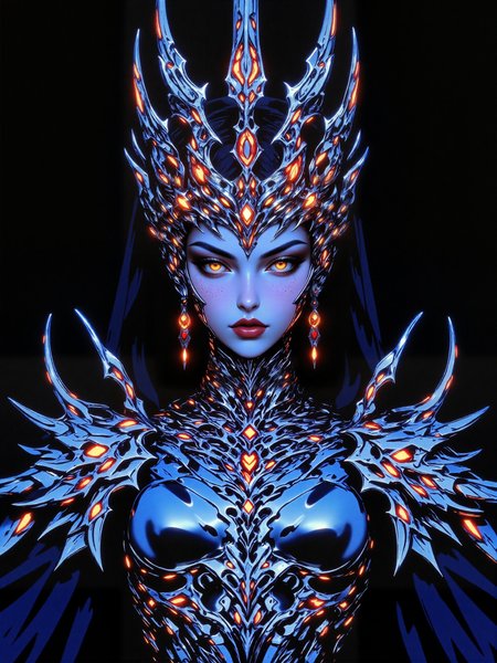 [:intensely glowing and red hot eyes with a red to orange gradient, :6]a realistic and highly detailed illustration, symmetrical, golden ratio, 8k, 16k, low angle, is this the beginning or the end? your fate's in the palm of my hand, between the light and the void within the heart of the front, beyond the reaches of god, smothered in triumph and loss, the nightmare nears its end, as the hourglass drains of its sand, between the light and the void, beyond the reaches of god, iridescence, bioluminescence, night blue, silver, platinum, moonlit, jewelry, mythp0rt, ne0nfant4sy, midjourney_whisper_avant_couture, <lora:style-mythic_fantasy-v2-flux-by_velvets:0.76> <lora:style-neon_fantasy-flux-by_neowave:0.72> <lora:epic_gorgeous_details-balance-flux-by_flyway:0.84> <lora:style-midjourney_lucid_dreams-flux-by_kawaiikitsuneai:0.16> <lora:midjourney_whisper_avant_couture-flux-by_aihonobono2023:0.8>