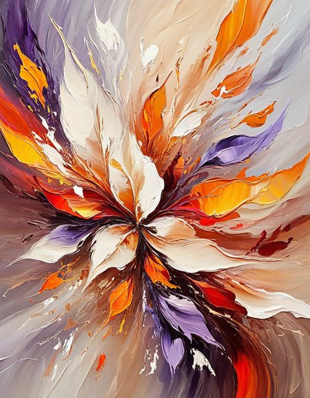 novuschroma25 style abstract organic  as an impasto painting <lora:novuschroma25 style_light:1>
