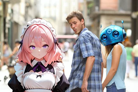 ((It's basically civchan and civbot head photoshopped on the meme))