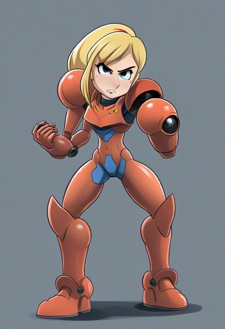 Samus Aran, Cartoony, cartoony, By Anonanin