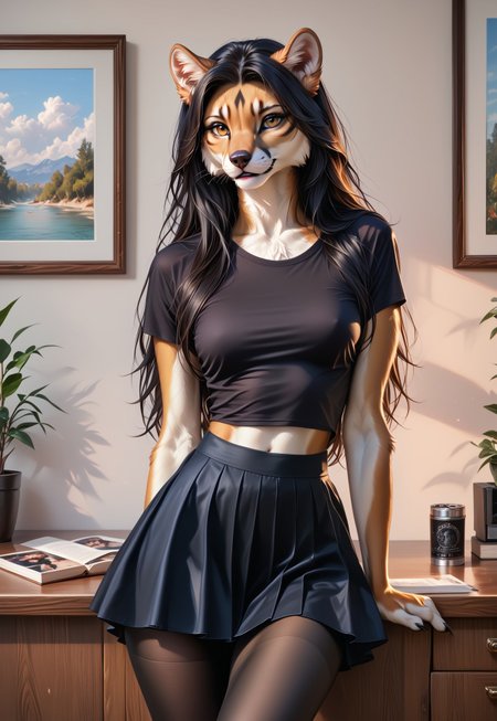 FURRY cartoon concept