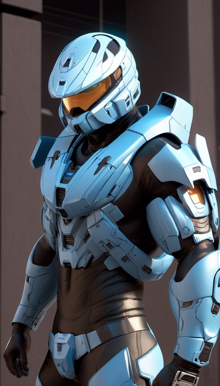 professional 3d model Cinematic scene, hero view, rvb agent Carolina <lora:agent_carolina_xl_v1:1>, action pose, detailed background, masterpiece, best quality, high quality, absurdres . octane render, highly detailed, volumetric, dramatic lighting