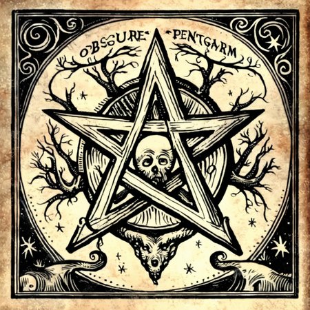 obscurae  pentagram, very detailed <lora:obscurae:1>