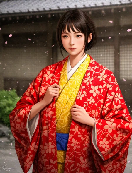 <lora:nobuyabo-style_XL_illustrious-noob_v1:1>nobuyabo style, 1girl, kimono, japanese clothes,, best quality, masterpiece, high quality,newest, absurdres, highres,incredibly absurdres ,<lora:NoobV065sHyperDmd:1>