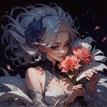 score_9, score_8_up, score_7_up,  beautiful flower, black background  <lora:pony/twilight_style:0.8> <lora:pony/expressiveh:0.8> expressiveh