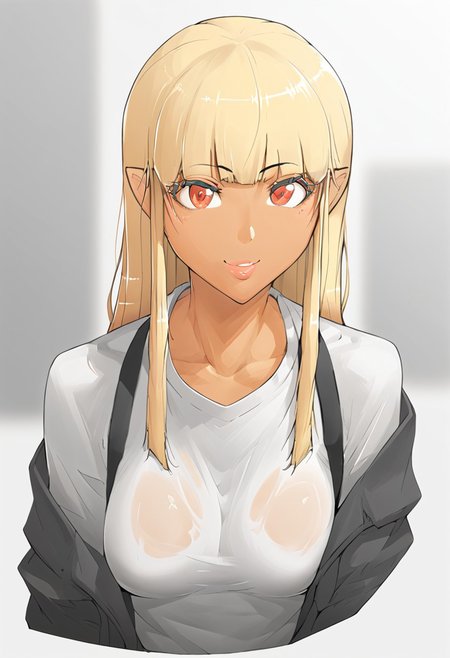 score_9, score_8_up, score_7_up, score_6_up, (haaru),concept art, digital artwork, highly detailed, sharp focus, portrait ,1girl ,
 mgqeva, Gyaruu, Tan, Gyaru,blurred background ,