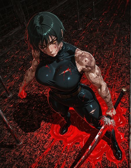 Maki Zenin Post-Shibuya (Jujutsu Kaisen) | illustrious