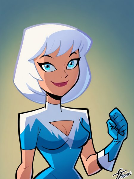 score_9, score_8_up, score_7_up, score_6_up, score_5_up,
tora olafsdotter, white hair, short hair, blue eyes, dress, clothing cutout, cleavage cutout, blue gloves, dynamic pose
, 1girl, solo, looking at viewer, small closed-mouth smile, (from head to thigh):1.5
14-bis  <lora:14-bis-01:1> <lora:Ice:0.75>