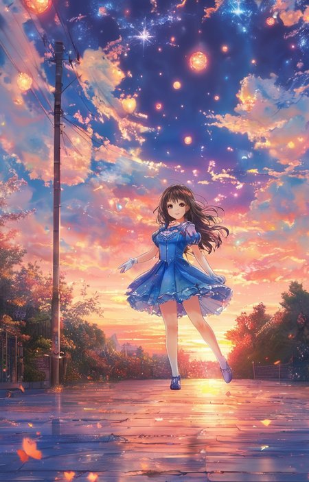 masterpiece,best quality,<lora:tbh326-sdxl:0.9>,illustration,style of Alena Aenami portrait of idolmaster cinderella girls,