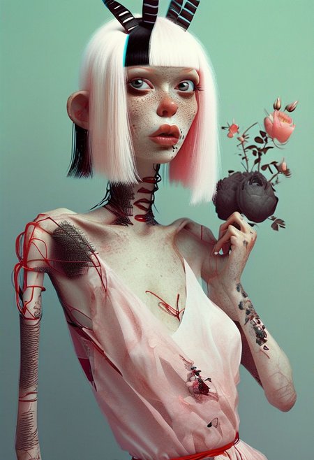 A dangerous woman, (art design by Igor Morski and Olly Moss and Tara McPherson and Ted McKeever), award winning, HDR, 44mm photography, (twisted imagery by Hans Bellmer and Stephen Gammell)