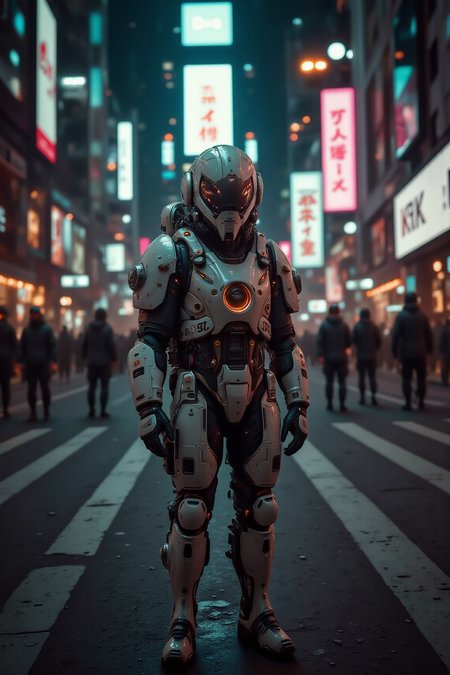 YFG-Sm0rg, YFG-Zaat, A person standing on a city street at night