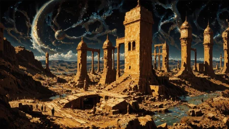 (ruins) beautiful surreal space landscape, woman, intricate, very detailed, multilayer paint style, colorful, <lora:Hand v2:1> <lora:Anti-Blur:1> <lora:Insane Detail Slider:0.5>   <lora:Flux.1_Turbo_Detailer:0.6> <lora:flux-photo-transparent_Alpha_1.0:0.8> <lora:flux.1_lora_flyway_Epic-detail_v2:1> <lora:Painterly01b_CE_FLUX_AIT:0.8> pntrlyCE_style, <lora:VividlySurreal:0.8> <lora:PsykeV1:0.6>