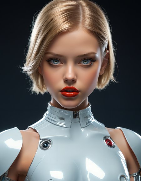 (full body view:1.4) by Todd Lockwood and Dean Cornwell, Futuristic style, sleek, modern, ultramodern, high tech, detailed,, hyper realistic photo of a American teenage amateur model, insanely clear and detailed eyes, glossy lipstick, full lips, cute small flawless nose, hazel eye color, incredibly cute face ,  (colorless , glamourous , masterful:1.4), bold lines, hyper detailed, award winning, limited color palette, high contrast, depth of field, (intricate details, masterpiece, best quality:1.4)
dramatic cinematic lighting, film grain, looking at viewer, dynamic pose, wide angle panoramic view,
<lora:add-detail-xl:0.5> <lora:xl_more_art-full_v1:0.5> <lora:looking_at_viewer:2>