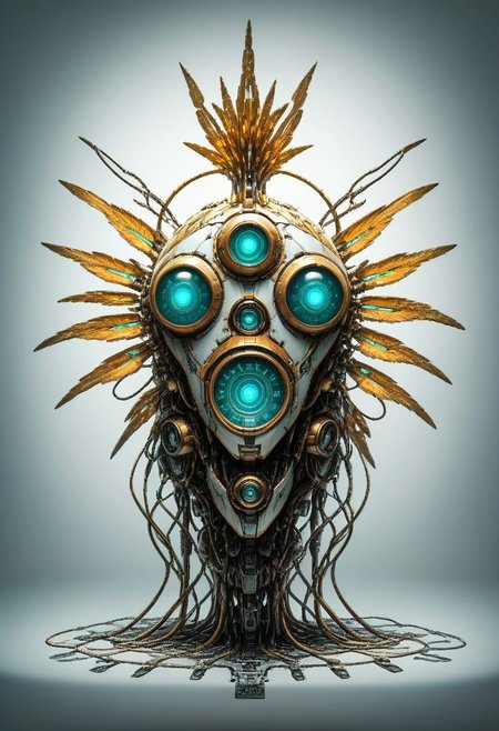 robot chicken, sci-fi, sharp focus, studio photo, intricate details, highly detailed, intricate artwork, masterpiece, ominous, movie poster, golden ratio, trending on cgsociety, trending on artstation, highly detailed, vibrant, studio lighting, ultra realistic, bokeh, sharp features, evi@decrepPunk,