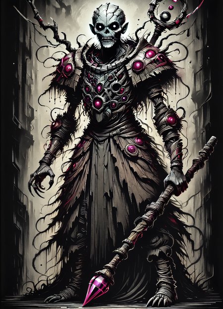 DonMB01dD4rkXL score_9, score_8_up, score_7_up, score_6_up, male xexto, tinkerer, warlock's staff rating_safe   <lora:DonMB01dD4rkXL-pony:1>