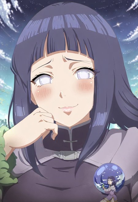 gorgeous lips, cinematic, (masterpiece), (best quality), (ultra-detailed), very aesthetic, perfect composition, intricate details, absurdres, detailed face, (anime, masterpiece, intricate:1.3), (best quality, hires textures, high detail:1.2), score_9, score_8_up, source_anime, 1girl, (hinata, 1girl, hyuuga hinata, purple eyes,white eyes, blunt bangs), ruanyi0604, purple dress, china dress, floral print, crystal stiletto high heels, large breasts, facial expression, loving, flirting, amused, smiling, head tilt, soft eyes, jvdaniang, goddess, planet size, giantess, giantess in space, in space, giant goddess, humongous body, lying down on planet, giantess lying down on planet, space, galaxies, small planets, floating objects, gradient eyes, beautiful detailed eyes, Side view, solo, (masterpiece:1.4), (best quality:1.4), (ultra-detailed:1.2), gl0w, glow, Extreme Size Difference,