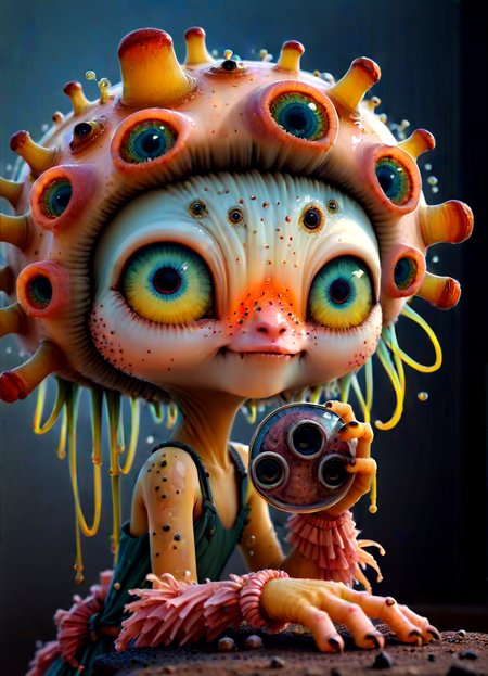 score_9, score_8_up, score_7_up, source_photo, (photography, realistic:1.4), <lora:add-detail-xl:2>, subsurface scattering, Photorealistic, Hyperrealistic, analog style, realistic, film photography, soft lighting, heavy shadow, BREAK <lora:TheWeirdies:0.8> TheWeirdies, animal focus, no humans  zPDXLpg <lora:aiai-DiscoLucid-XL1-v1-captions:0.5> aiai-DiscoLucid