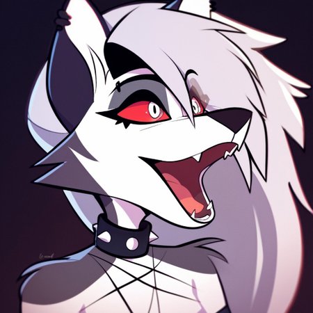 score_9, score_8_up, score_7_up, score_6_up, score_5_up, score_4 Loona, anthro, pog, open mouth, portrait,