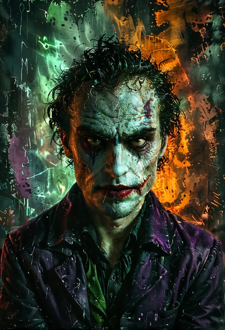 <lora:Lost_In_Dreams:1>,joker in the asylum,sinister expression,atmospheric,dramatic, glow effects, godrays, Hand drawn, render, 8k, octane render, cinema 4d, blender, dark, atmospheric 8k ultra detailed, cinematic, Sharp focus, big depth of field, Masterpiece, 3d octane render, 8k, concept art, trending on artstation, hyperrealistic, extremely detailed CG unity 8k wallpaper, trending on CGSociety, Intricate, High Detail, dramatic