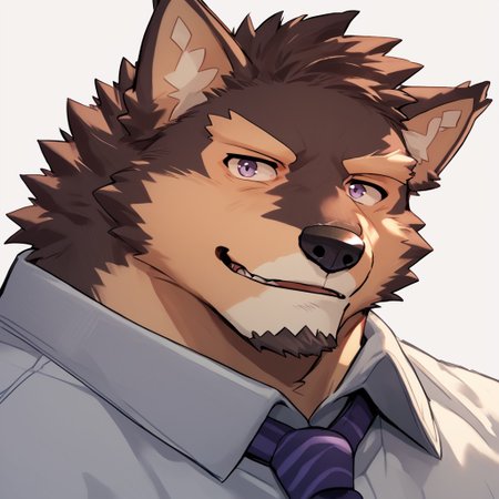 score_9, score_8_up, score_7_up,  <lora:Pubraseer-000009:1.0> Pubraseer, solo, dog boy, bara, furry male,