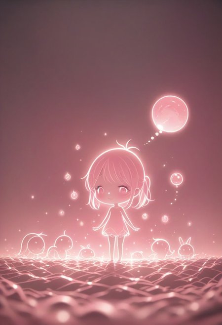 masterpiece, best quality, LIGHT ART PICTURE BOOK, pink theme, loves