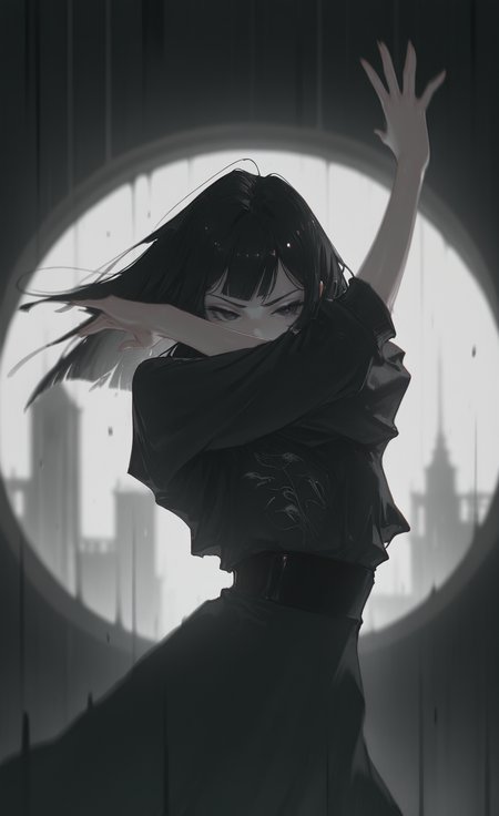 masterpiece, best quality, good quality, newest, highres, absurdres, 1girl,solo,bishounen, reoen,dizi930,shiej007, covered mouth,pose, motion blur,blurry background, Ethereal Brushstroke,dhjs,
dino_(dinoartforame) <lora:illustriousXL_stabilizer_v1.23:0.3> <lora:NOOB_vp1_detailer_by_volnovik_v1:0.3> <lora:ponyv6_noobE11_2_adamW-000017:0.45> <lora:Illustrious:0.15> <lora:dino_dinoartforameILL:1> <lora:dhjs_0010-waiNSFWIllustrious_v110_V1-CAME:0.6>