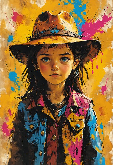 Told my children Western education is forbidden, <lora:xl_more_art-full_v1:0.4>,  <lora:MJ52:0.4>, radiant lighting, <lora:Dark_Novel:0.7>, <lora:gorgoeus_splash_of_vibrant_paint:0.7> Gorgeous splash of vibrant paint