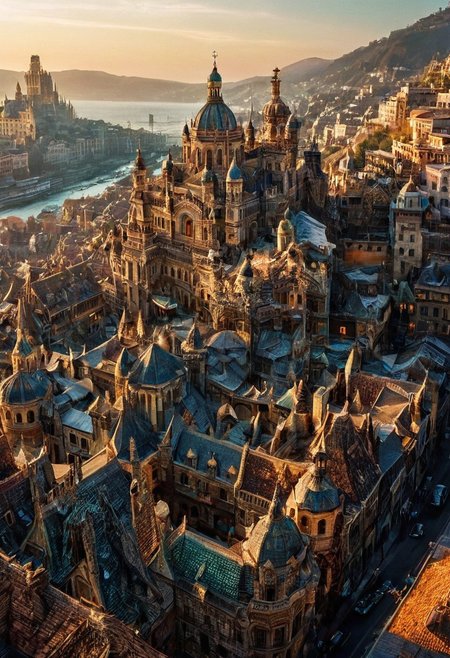 beautifull city, the mystical photography, natural lighting, volumetric lighting maximalist professional . intricately detailed, complex, elegant, expansive, fantastical, film photography style,  heavy grain