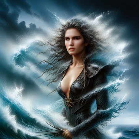 watercolor style, 
Surrealism, 
very thin lines, 
stylize 1000, 
line art, 
watercolor wash, 
2d, 
Luis Royo style, 
analog style, 
fantasy, 
hyperdetailed painting, 
complex, 
head and shoulders portrait, 
Lord of the seas, 
tsunami, 
raging ocean, 
lightening, 
gale force winds, 
8k resolution, 
concept art, 
by Greg Rutkowski, 
Artgerm, 
WLOP, 
Alphonse Mucha dynamic lighting hyperdetailed intricately detailed art trending on Artstation, 
triadic colors, 
Unreal Engine 5, 
volumetric lighting, 
unreal engine, 
greg rutkowski, 
loish, 
rhads, 
beeple, 
makoto shinkai and lois van baarle, 
ilya kuvshinov, 
rossdraws, 
tom bagshaw, 
Brad Rigney, 
global illumination, 
detailed and intricate environment, 
trending on artstation, 
sharp focus, 
studio photo, 
intricate details, 
highly detailed, 
by greg rutkowski, 
intricate detail, 
illustration, 
clear eyes, 
perfect clear face, 
intricately detailed, 
pen and ink illustration, 
triadic colors, 
deep color, 
Andrew Wyeth, 
Alessandro Gottardo, 
Katherine Lam