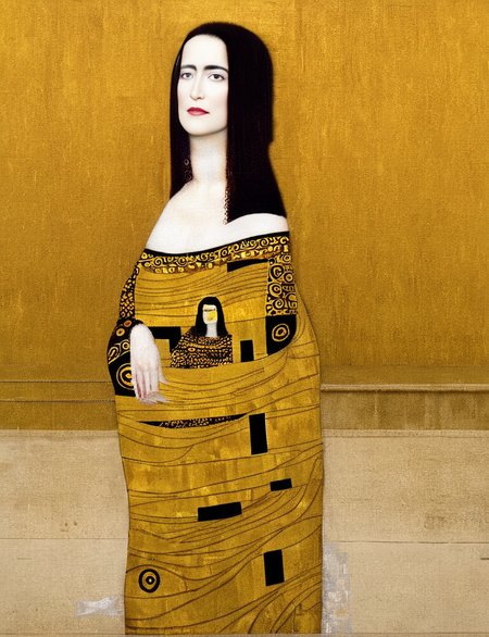 mona lisa <lora:Gustav_Klimt_XL_kk:1> klimt