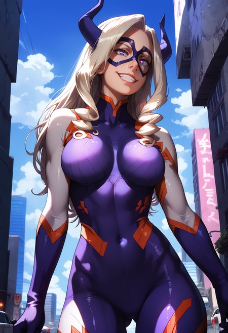 score_9, score_8_up, score_7_up, rating_questionable, 1girl, solo, giantess, slimes_mtlady, skin tight suit, long blonde hair, large breast,size difference, boobs crushing buildings, mask, sexy pose, purple eyes, sexy grin, (high quality, detailed, beautiful), detailed cinematic lighting, expressive, dynamic, skyscrapers background, laying on top of city street, low angle, <lora:SlimesMtLady:0.8>  <lora:giantess:0.3>
<lora:Smooth Anime Style LoRA XL:0.8> realistic,<lora:Expressive_H:0.8> Expressiveh  <lora:Anime Summer Days Style SDXL_LoRA_Pony Diffusion V6 XL:0.4>  <lora:Fant5yP0ny:0.5>  <lora:d3t41l3dXLP:0.3> d3t41l3d