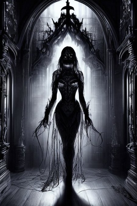a ghostly woman in a dark gothic bedroom, late night,
all humman anatomy is completly correct, (((gothic bedroom))),
very low light,nighttime, low wattage blue neon lights  high on effects,apparition,ghost,spirit,dead,angry,aggressivplane,making it a captivating,if not spine-chilling,sight to behold.,paranormal,dark eroticism, gorgeous, yearning for what was lost with life, full view,epoxy_skull,
intricate,etherthral,paranormal,eternal,erotic horror,by sithandwesson,MJgothic,gothichorrorai,GothInt,gothicpunkai,OverallDetail,gothichorrorai,
highly detailed texture, best quality, colourful, ultra realistic image, (ultra HD quality details), fantasy, huge depth to image, detailed background,(high_budget_Hollywood_action_film_shot:0.6), moody:crisp, epic, gorgeous, movie-poster, epic lighting, deep shadows, epic skin detail,